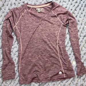 Long sleeve athletic wear.